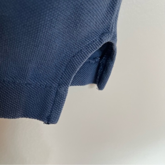 Hollister Polo Shirt Top Men's Size XL Short Sleeve‎ Epic Stretch Blue Casual - Picture 2 of 11